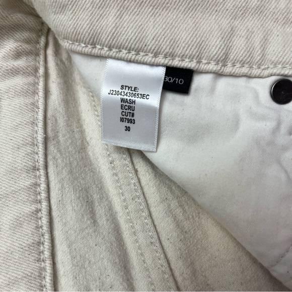 Veronica Beard Timmi Cutoff Shorts Size 30 / 10 Ecru High Rise Designer Summer - Picture 11 of 16